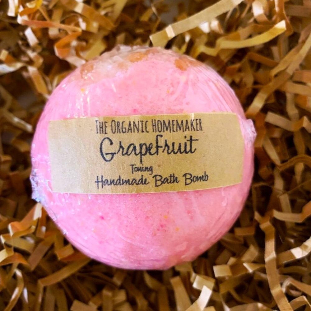 Organic Grapefruit Bath Bomb